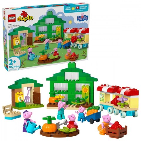 Klocki DUPLO Peppa Pig 10461 Ogród i szklarnia Dziadka świnki LEGO