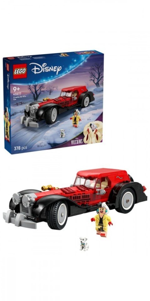 Klocki Disney 43277 Samochód Cruelli De Mon LEGO