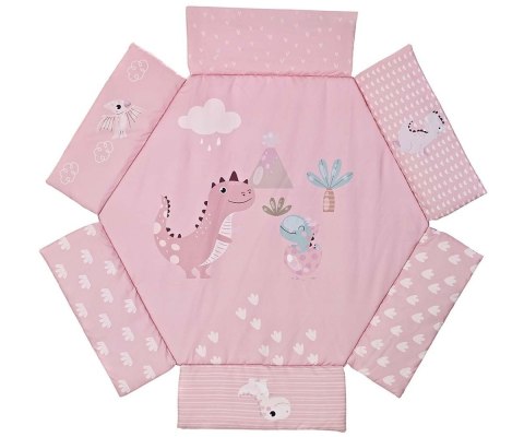Mata edukacyjna Dino Pink TinyMini różowa Milly Mally