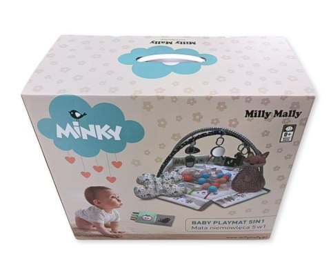 Mata niemowlęca centrum zabawy 5w1 Minky Milly Mally