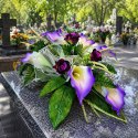Miska stroik na cmentarz na nagrobek grób pomnik