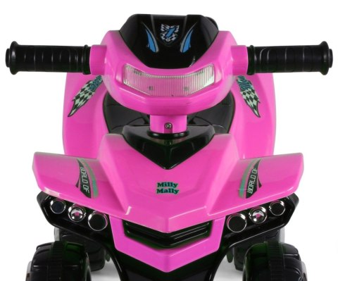Pojazd Monster Quad czarno-różowy Milly Mally