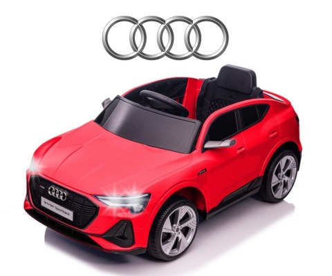 Pojazd na akumulator Audi E-Tron czerwony Milly Mally