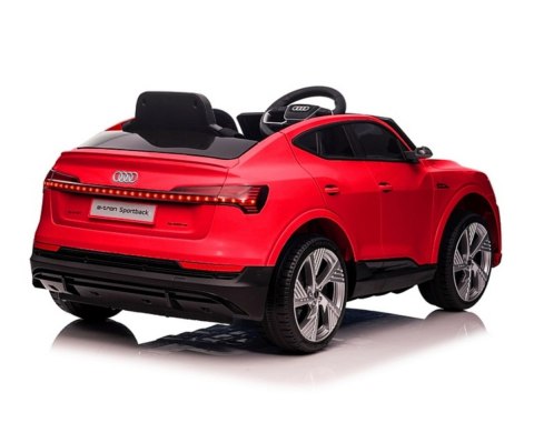 Pojazd na akumulator Audi E-Tron czerwony Milly Mally