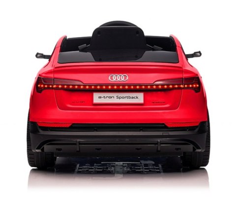 Pojazd na akumulator Audi E-Tron czerwony Milly Mally