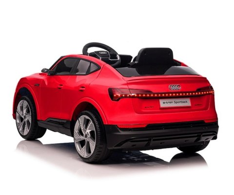 Pojazd na akumulator Audi E-Tron czerwony Milly Mally