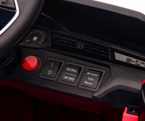 Pojazd na akumulator Audi E-Tron czerwony Milly Mally