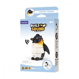 Puzzle 3D MierEdu Buduj i słuchaj - Pingwin MG DYSTRYBUCJA