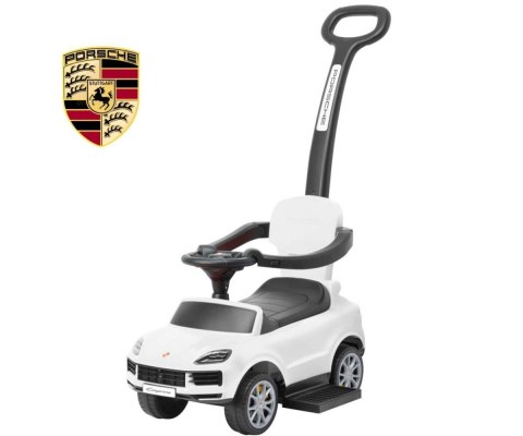 Jeździk z rączka Porsche Cayenne White biały Milly Mally