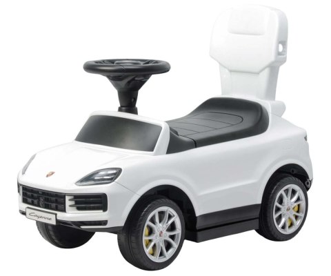 Jeździk z rączka Porsche Cayenne White biały Milly Mally