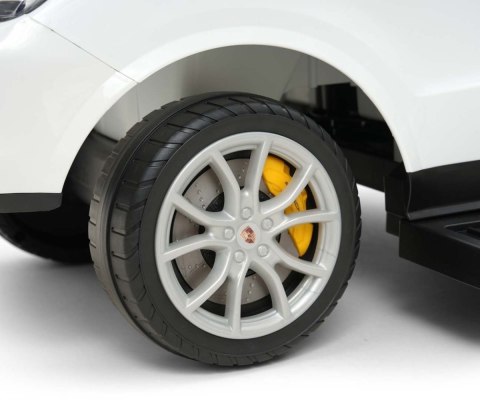 Jeździk z rączka Porsche Cayenne White biały Milly Mally