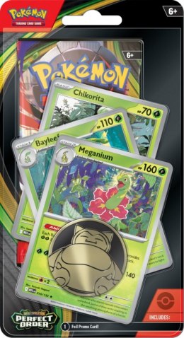 Karty Mega Evolution - Perfect Order - Premium Checklane Blister Meganium Pokemon TCG