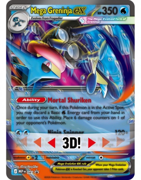 Karty Mega Greninja ex Premium Collection Pokemon TCG