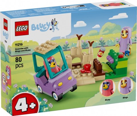 Klocki Bluey 11216 Babunie z Bingo i Blue LEGO