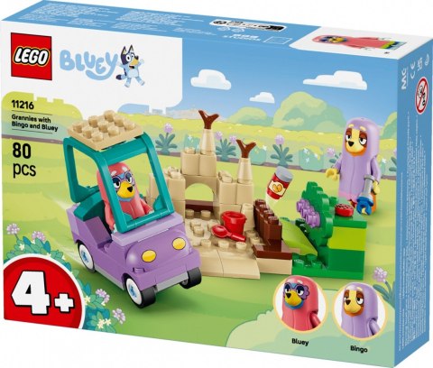 Klocki Bluey 11216 Babunie z Bingo i Blue LEGO