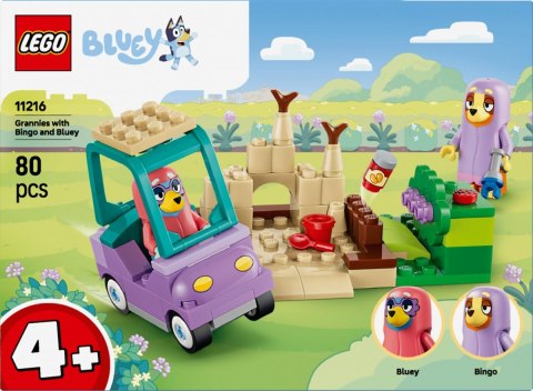 Klocki Bluey 11216 Babunie z Bingo i Blue LEGO