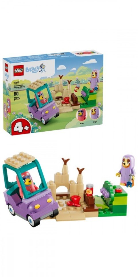Klocki Bluey 11216 Babunie z Bingo i Blue LEGO