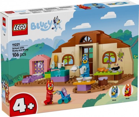 Klocki Bluey 11221 Szkoła z Ryżykiem i Blue LEGO