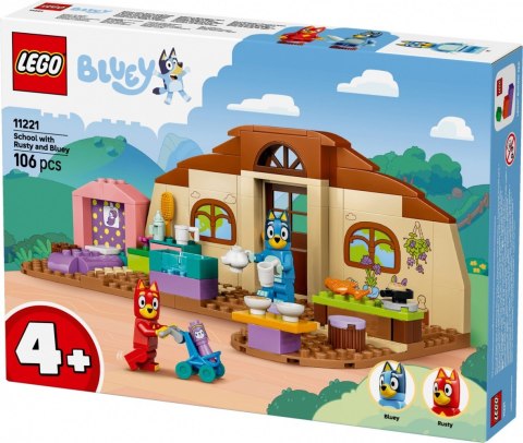 Klocki Bluey 11221 Szkoła z Ryżykiem i Blue LEGO
