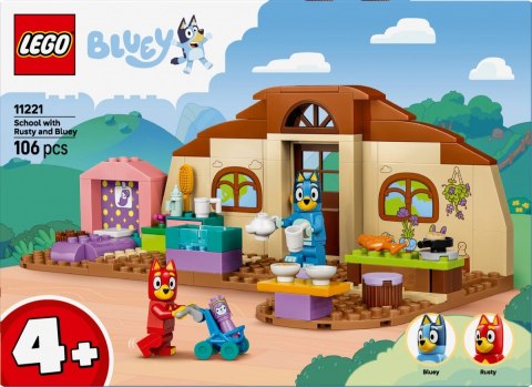 Klocki Bluey 11221 Szkoła z Ryżykiem i Blue LEGO