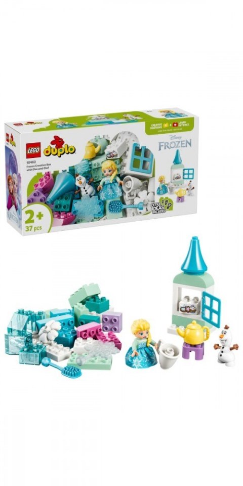 Klocki DUPLO Disney 10462 Kreatywne pudełko z Elzą i Olafem LEGO