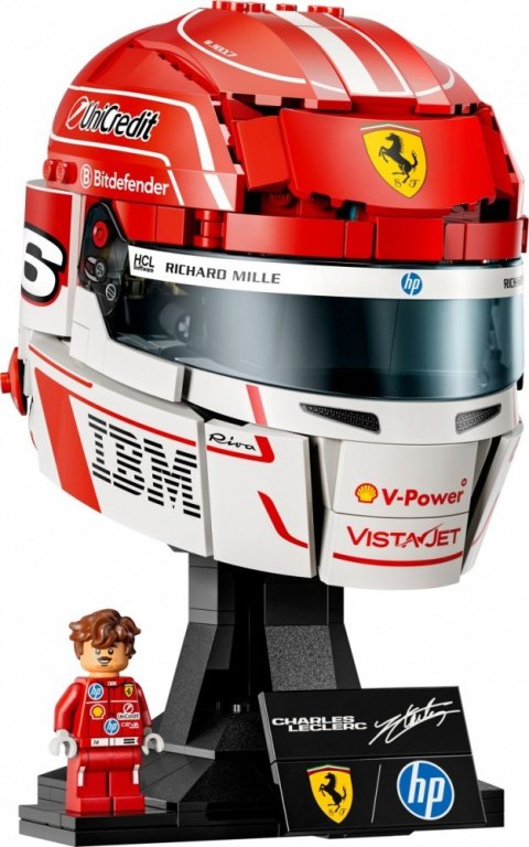 Klocki Editions 43014 Kask Charles Leclerc Scuderia Ferrari HP LEGO