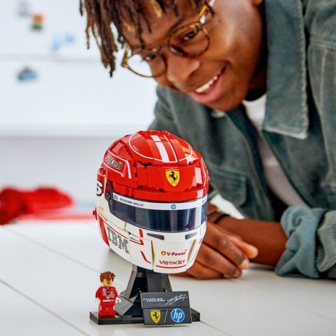 Klocki Editions 43014 Kask Charles Leclerc Scuderia Ferrari HP LEGO