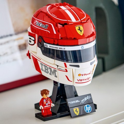 Klocki Editions 43014 Kask Charles Leclerc Scuderia Ferrari HP LEGO