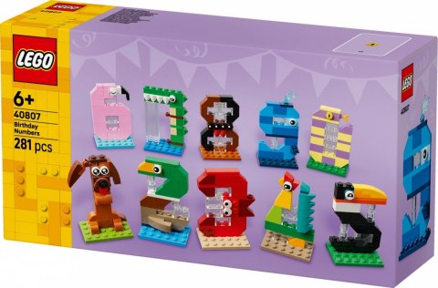Klocki Iconic 40807 Urodzinowe cyferki LEGO