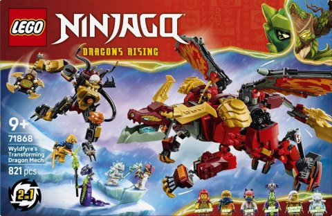 Klocki Ninjago 71868 Transformujący smoczy mech Wyldfyre LEGO