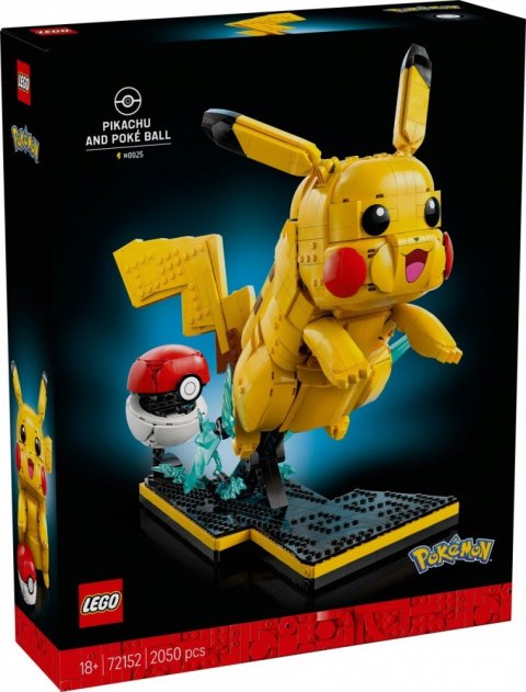 Klocki Pokemon 72152 Pikachu i Pokeball LEGO