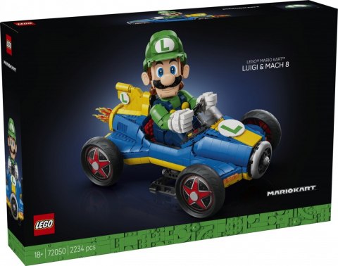 Klocki Super Mario 72050 Mario Kart - Luigi i Mach 8 LEGO