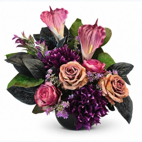 Stroik na cmentarz kompozycja kwiatowa na grób na dzień matki