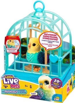 Figurka interaktywna Little Live Pets - Mój prawdziwy ptaszek błękitno-żółty Cobi