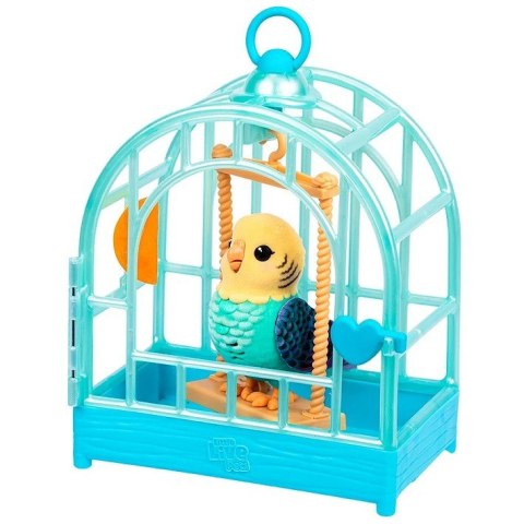 Figurka interaktywna Little Live Pets - Mój prawdziwy ptaszek błękitno-żółty Cobi