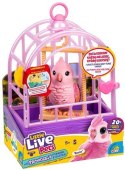 Figurka interaktywna Little Live Pets - Mój prawdziwy ptaszek różowy Cobi