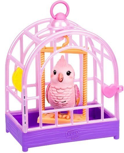 Figurka interaktywna Little Live Pets - Mój prawdziwy ptaszek różowy Cobi
