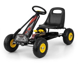 Gokart na pedały Thor Czarny Milly Mally