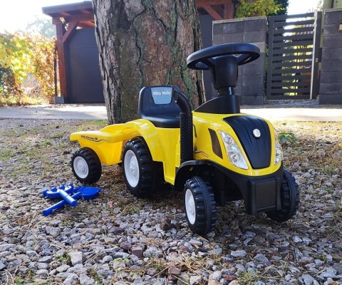 Jeździk Pojazd New Holland T7 Traktor żółty Milly Mally