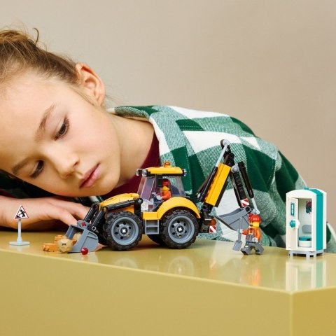 Klocki City 60480 Żółta koparko-ładowarka LEGO