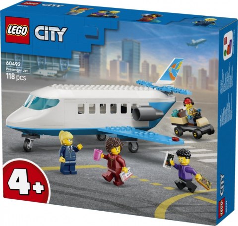 Klocki City 60492 Samolot pasażerski LEGO