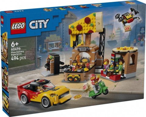 Klocki City 60496 Dostawa pizzy z pojazdami LEGO
