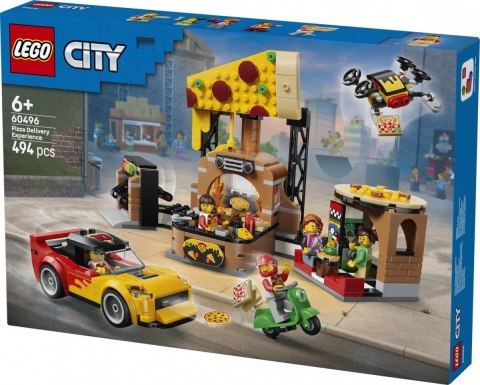 Klocki City 60496 Dostawa pizzy z pojazdami LEGO
