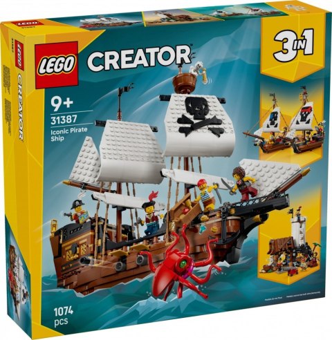 Klocki Creator 31387 Legendarny statek piracki LEGO