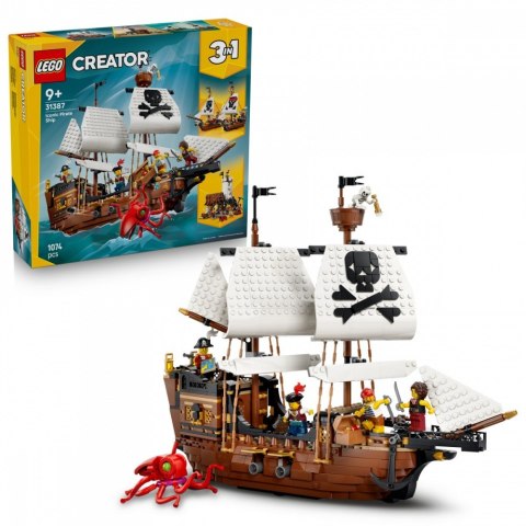 Klocki Creator 31387 Legendarny statek piracki LEGO