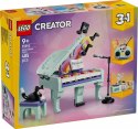 Klocki Creator 31392 Dekoracyjny fortepian z kotem LEGO