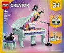 Klocki Creator 31392 Dekoracyjny fortepian z kotem LEGO