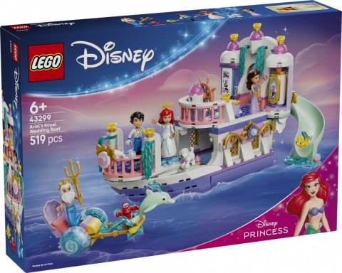 Klocki Disney 43299 Królewska łódź weselna Arielki LEGO