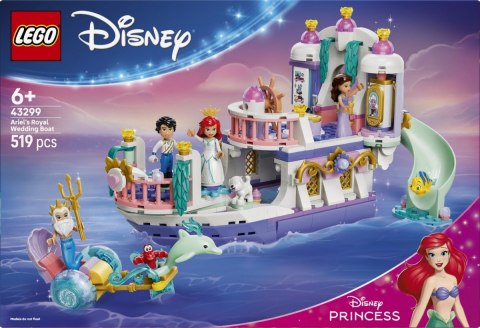 Klocki Disney 43299 Królewska łódź weselna Arielki LEGO