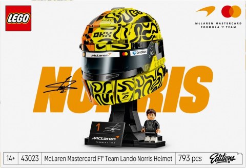 Klocki Editions 43023 Kask Lando Norris McLaren LEGO